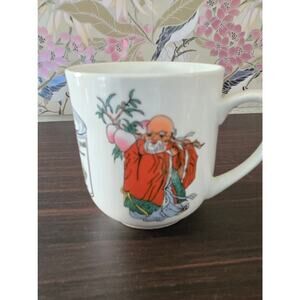 Longevity brand " Sua Ong Tho" sweetened condensed milk advertising mug